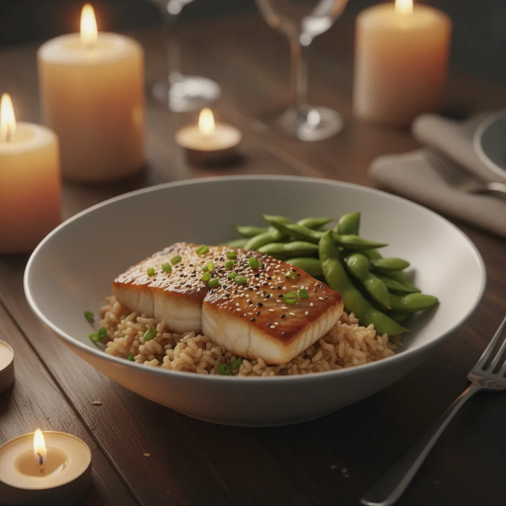 Light omega-rich evening dinner