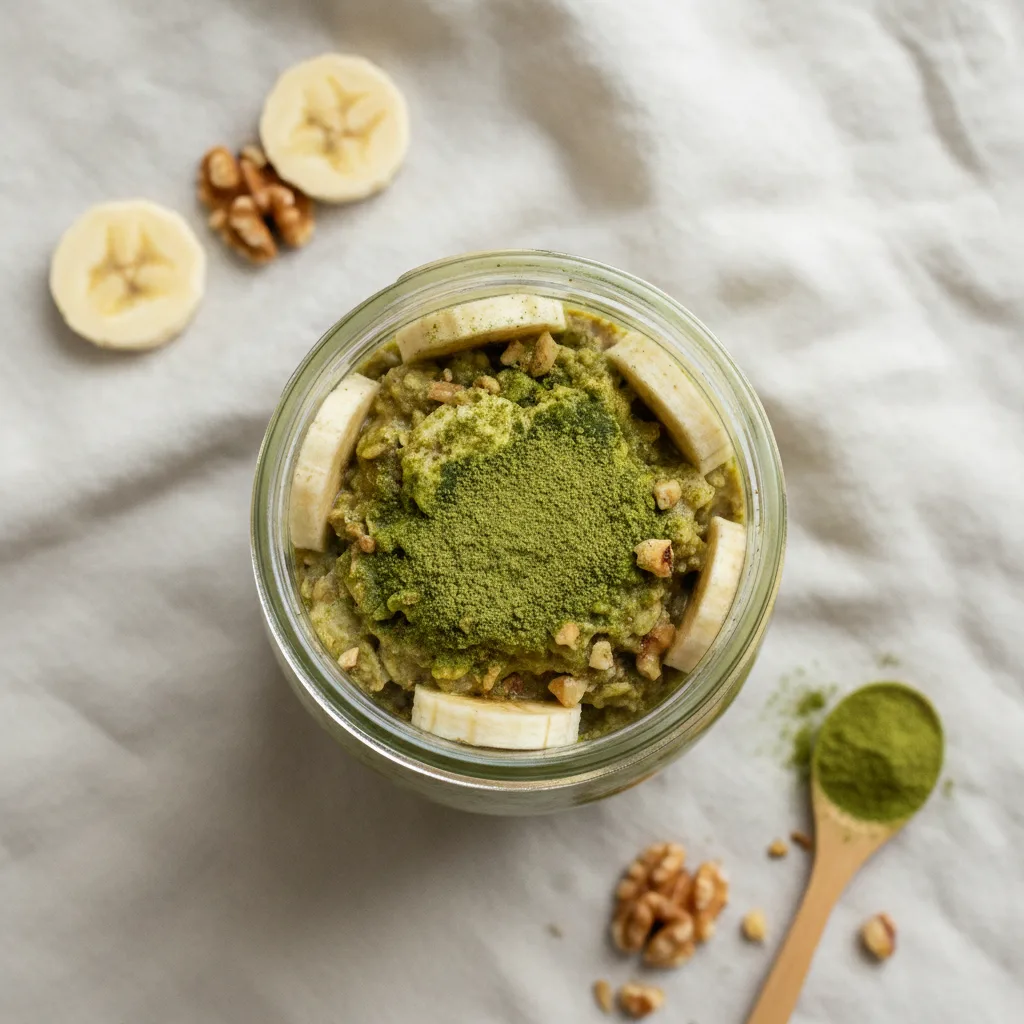 Matcha overnight oats